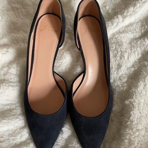 Navy Blue J. Crew heels, size 9 1/2